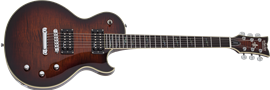 Schecter DIAMOND SERIES Solo-II Supreme Cat's Eye Black Burst  6-String Electric   Guitar 2022